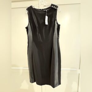 White House Black Market Elegant Black Sheath Dress